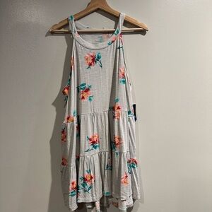 Torrid Gray Floral Dress